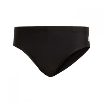 Image of adidas Badge Fitness Swim Trunks Mens - Black / White