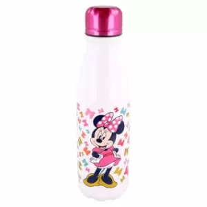 Image of Stor Daily Aluminium Bottle 600 Ml Minnie So Edgy Bows