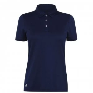 Image of adidas Short Sleeve Golf Polo Shirt Womens - Navy