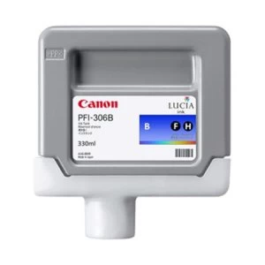 Image of Canon PFI306B Blue Ink Cartridge