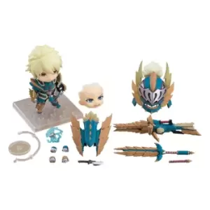 Image of Monster Hunter World Iceborne Nendoroid Action Figure Hunter Male Zinogre Alpha Armor Ver. DX 10 cm
