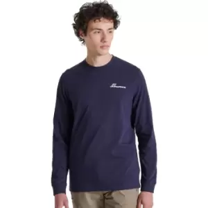 Image of Craghoppers Mens Holmes Graphic Long Sleeve T-Shirt XXL - Chest 46' (117cm)