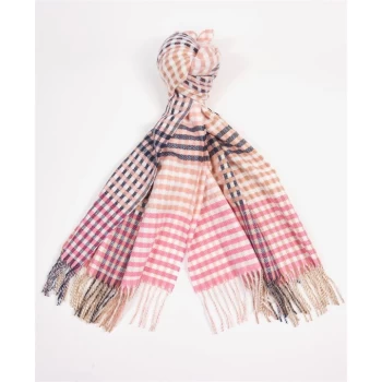 Image of Barbour Bryony Check Scarf - Pink