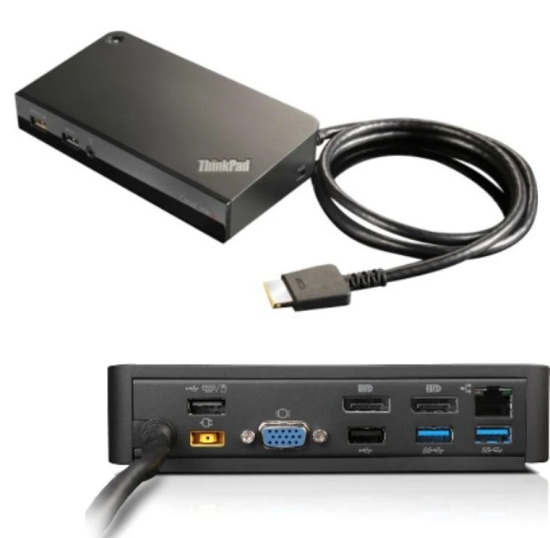 Image of Lenovo 03X6296 laptop dock/port replicator Wired OneLink+ Black