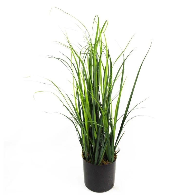 Image of Leaf 60cm Artificial Grass Plant Lemongrass Green