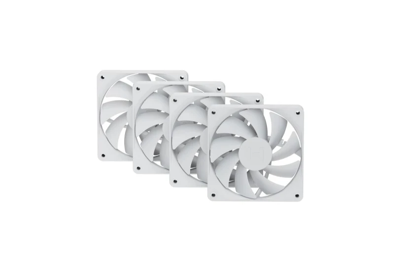 Image of HYTE HYTE FAN- -FA12-WW-4 computer cooling system Computer case 12cm White 4 pc(s) FAN-HYTE-FA12-WW-4