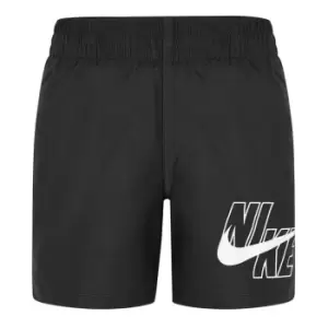 Image of Nike 4 Volley Swim Shorts Junior Boys - Black
