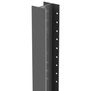 Image of DuraPost Steel Fence Post Anthracite Grey - 55mm x 54mm x 2.4m
