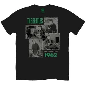 Image of The Beatles Cavern Shots 1962 Mens Medium T-Shirt - Black