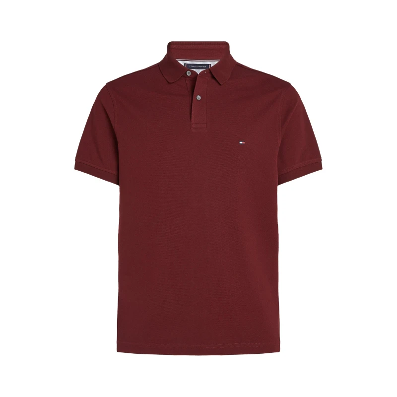 Image of Tommy Hilfiger Core 1985 Polo Shirt Deep Rouge VLP male S