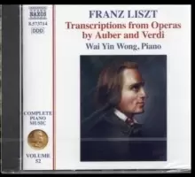 Image of Franz Liszt: Transcriptions from Operas By Auber and Verdi