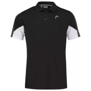 Image of Head CLUB Tech Polo Shirt - Black