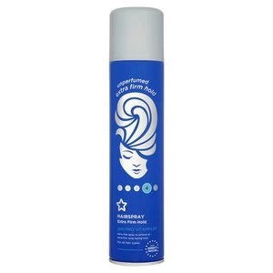 Image of Superdrug Hairspray Extra Firm Unperfumed 300ML
