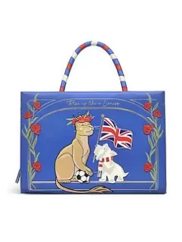 Image of Radley The World Cup - Medium Ziptop Multiway - Blue