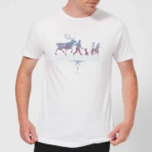 Image of Frozen 2 Believe In The Journey Mens T-Shirt - White - S