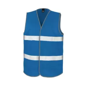 Image of Result Adults Unisex Safeguard Enhance Visibility Vest (L/XL) (Royal Blue)