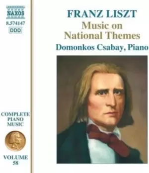 Image of Franz Liszt Music On National Themes by Franz Liszt CD Album
