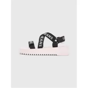 Image of Tommy Jeans Flatform Sandals - Pink
