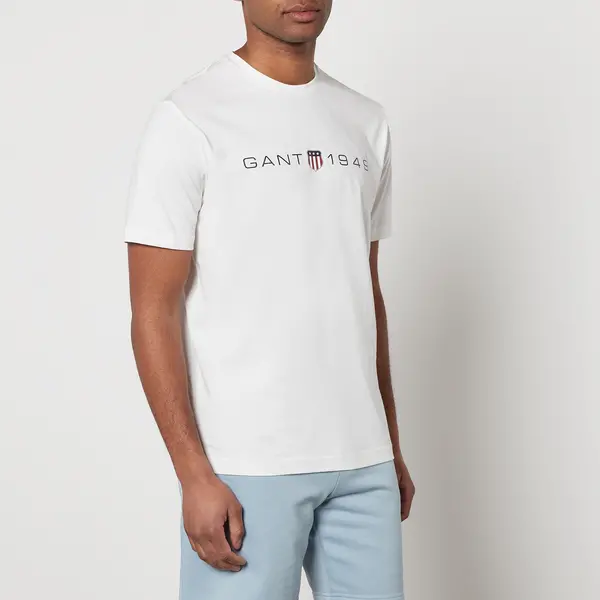 Image of GANT Graphic Cotton-Blend T-Shirt - M