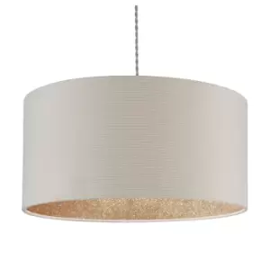 Image of Cream Corded with Gold Glitter Inner Ceiling Pendant