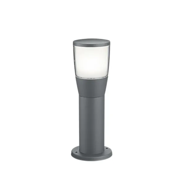 Image of Shannon Modern Outdoor Pedestal Light Anthracite 3000K IP54