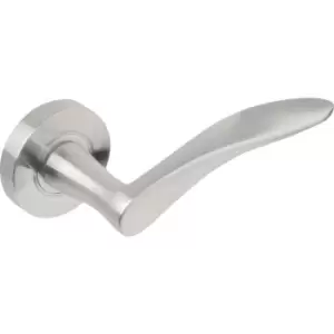 Image of Jigtech Vecta Door Pack Satin Privacy in Chrome Aluminium Zinc Alloy