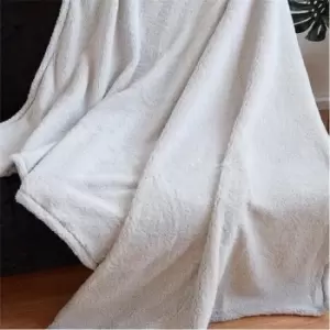 Image of I Saw It First Teddy Fleece Blanket - Metallics