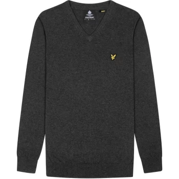 Image of Lyle and Scott Logo Polo Shirt - W537 Burg/GryMl