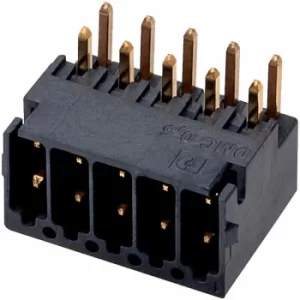 Image of Phoenix 1859521 DMC 0,5/ 5-G1-2,54 THR 2-Row PCB Header 6A 160V 5 Way 2.54mm (5)