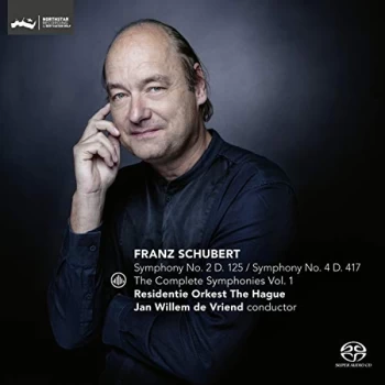 Image of Residentie Orkest The Hague & Jan Willem de Vriend - Franz Schubert: Symphony No. 2, D125/Symphony No. 4, D417 CD