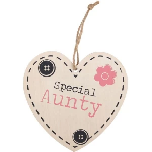 Image of Special Aunty Hanging Heart Sign