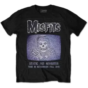 Image of Misfits - Static Unisex XX-Large T-Shirt - Black