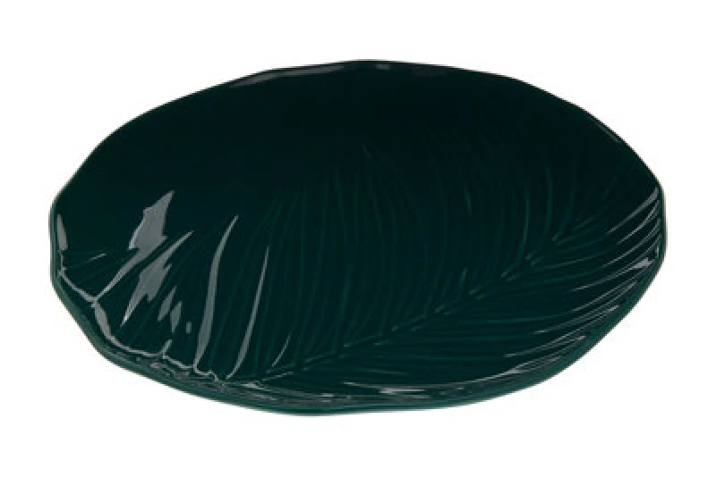 Image of Premier Housewares Bali Dark Green Dinner Plate Green