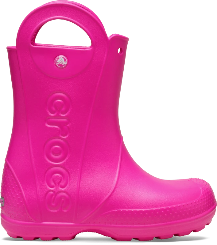 Image of Crocs Kids Handle It Rain Boot Boots Pink Crush J2