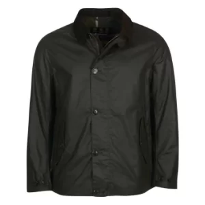 Image of Barbour Mens Commuter Wax Jacket Sage/Classic Medium