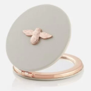 Image of Olivia Burton Womens 3D Bee Compact Mirror - Grey/Rose Gold