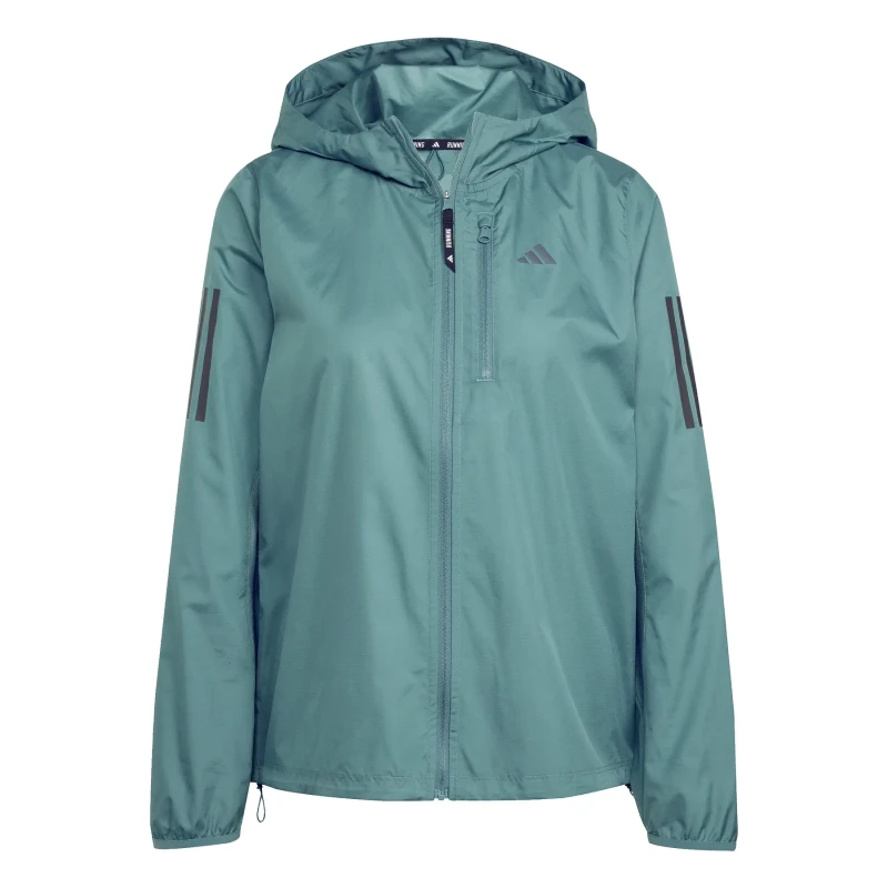 Image of Womens waterproof jacket adidas Own the Run Bleu Female XS