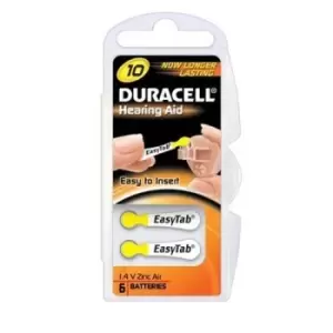 Image of Duracell DA10 household battery Single-use battery Zinc-Air