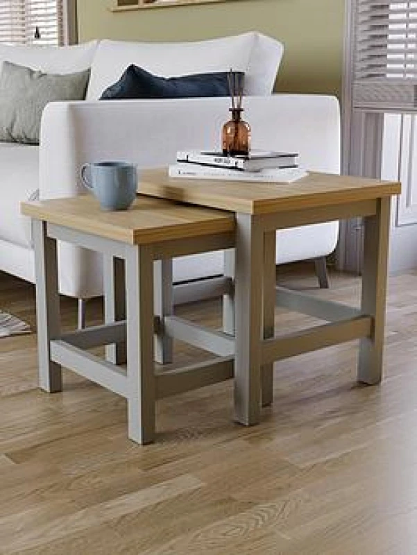 Image of Vida Designs Durham 6 Cube Staircase Storage Unit Grey