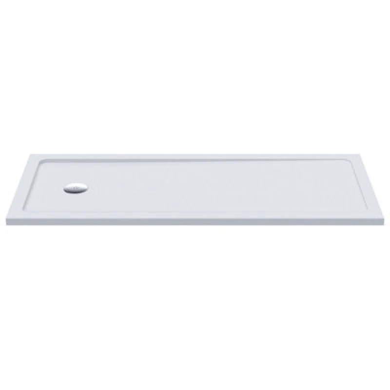 Image of Balterley Resin Slip Resistant Slimline Bath Replacement Tray White 1700x700mm White