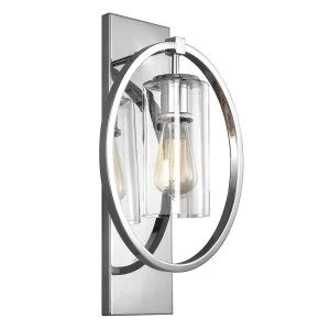 Image of 1 Light Wall Light Polished Chrome, E27