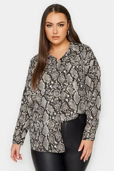 Image of Yours Printed Shirt Stone