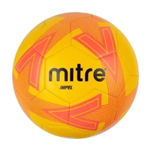 Image of Mitre Impel Training Ball Yellow/Tangerine/Black 3