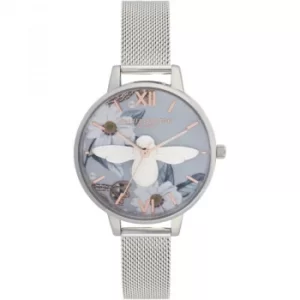 Image of Bejewelled Florals 3D Bee Demi Dial Watch