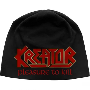 Image of Kreator - Pleasure To Kill Unisex Beanie Hat - Black