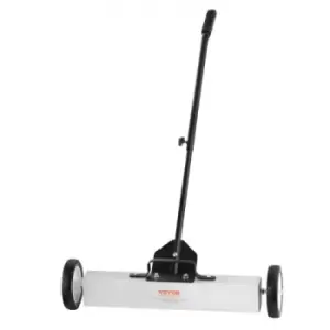 Image of VEVOR 50Lbs Rolling Magnetic Sweeper with Wheels, Push-Type Magnetic Pick Up Sweeper, 24-inch Large Magnet Pickup Lawn Sweeper with Telescoping Handle