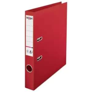 Image of Rexel A4 Lever Arch File; Red; 50mm Spine Width; No. 1 Power - Outer