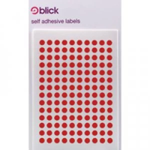 Image of Blick Red Coloured Labels in Bags Pack of 19600 RS001355