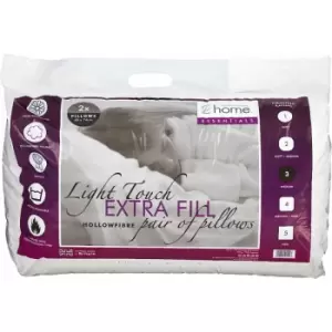 Image of Extra Fill Hollowfibre Pillows, 2 Pack - Catherine Lansfield