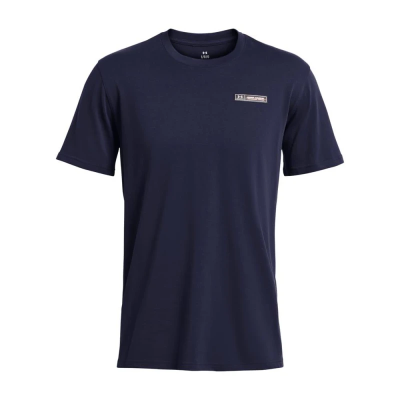 Image of Under Armour Hw Armour Label T-Shirt - Blue Blue XS